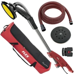 FLEX Langhalsschleifer Giraffe GE 5 R + TB-L Tasche + Schlauch SH Randnah 409.405