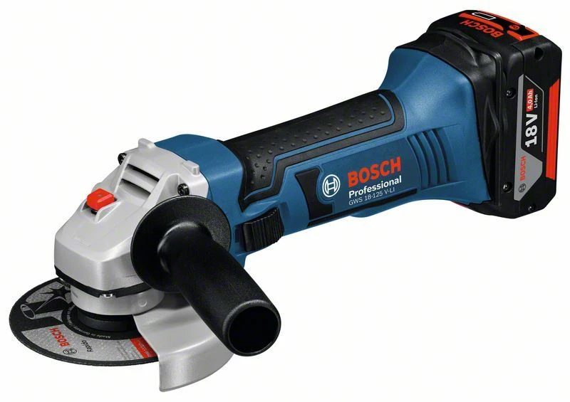 Bosch Akku Winkelschleifer GWS 18-125 V-LI Solo Version Im Karton 060193A307