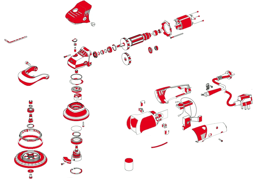 FLEX Gehäuse Bandschleifer- -Ersatzteil- 258322