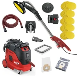 FLEX 405892 Giraffe GE 5 R + TB-L + 50 X Schleifpapier + Sauger VCE 33 L AC