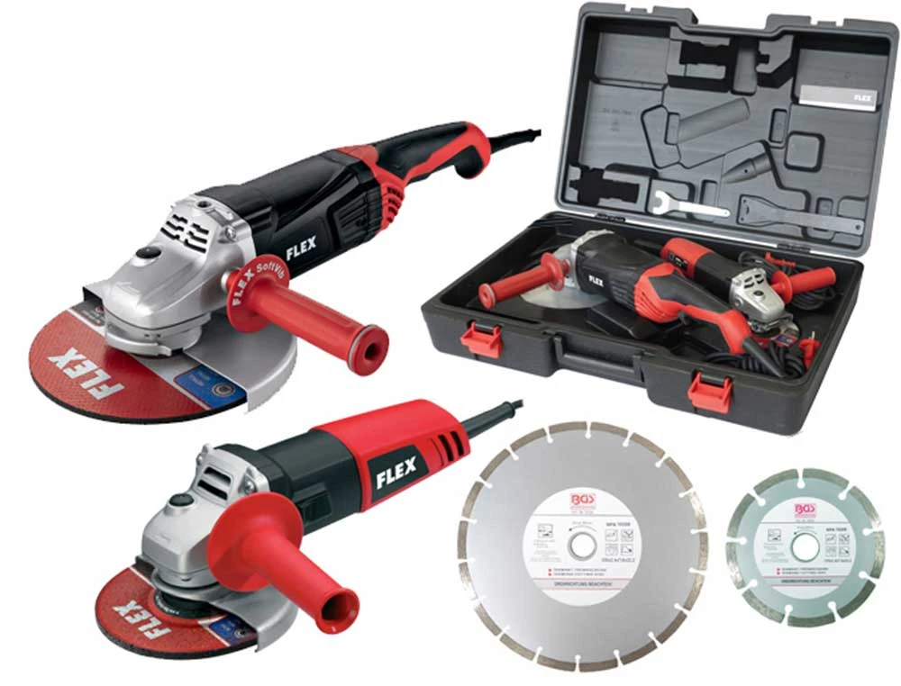 FLEX Winkelschleifer L2100 + L810 Im Koffer 230mm/125mm