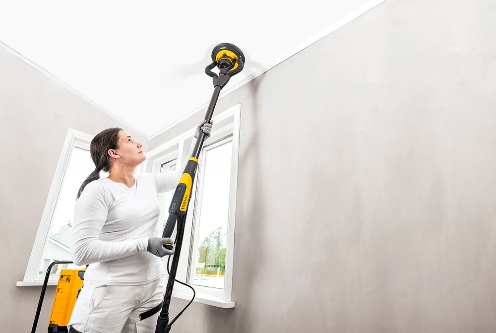 MIRKA LEROS Wand Deckenschleifer MIW9502011BA + 35x MIRKA GOLD Schleifscheiben 225 Mm – Bild 19