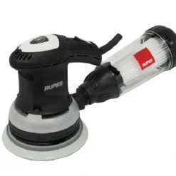 RUPES Einhand Exzenterschleifer ER125TES 310W 4.000-10.000 Rpm 5 Mm Hub,125 Mm Klett-Teller + Filter