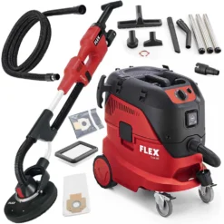 FLEX Giraffe WST 700 Langhalsschleifer + Sauger S 44 L AC 444146 S44 Im Set