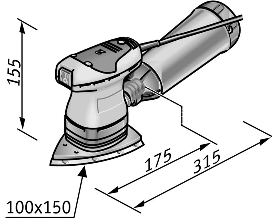 FLEX Deltaschleifer 100 X 150mm ODE 100 2 Set Variable Drehzahl L-BOXX 429.864 – Bild 3