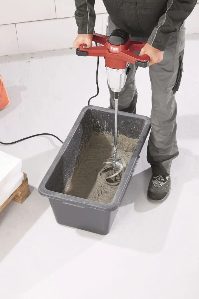 FLEX 495913 MXE 1200 + WR2 140 1200 Watt 1-Gang-Rührer, 3-Stufen-Drehzahl – Bild 2