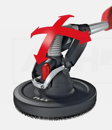 FLEX Giraffe GE 7 R + Randnaher Rundkopf +Schlauch +Tasche 447447 447.447 Langhalsschleifer – Bild 9