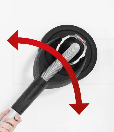 FLEX Giraffe GE 7 R + Randnaher Rundkopf +Schlauch +Tasche 447447 447.447 Langhalsschleifer – Bild 11