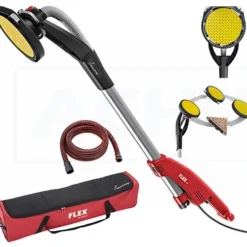 FLEX Giraffe GE 7 R + Randnaher Rundkopf +Schlauch +Tasche 447447 447.447 Langhalsschleifer